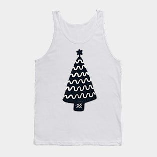 Sketchy Holiday Tree Tank Top